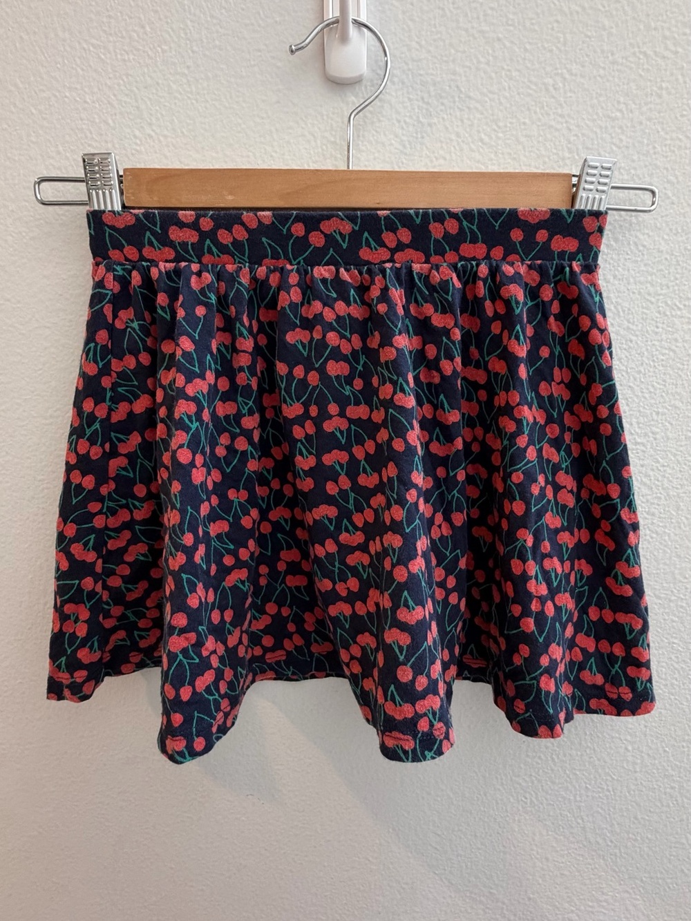 Joe Fresh Black Cherry-Print Flared Skirt